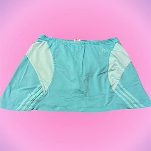 Baby Blue Adidas Mini Tennis Skirt